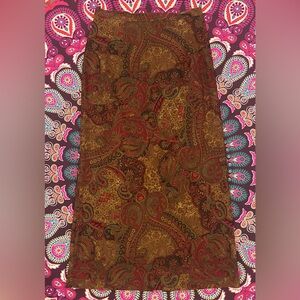 Vintage Paisley Skirt